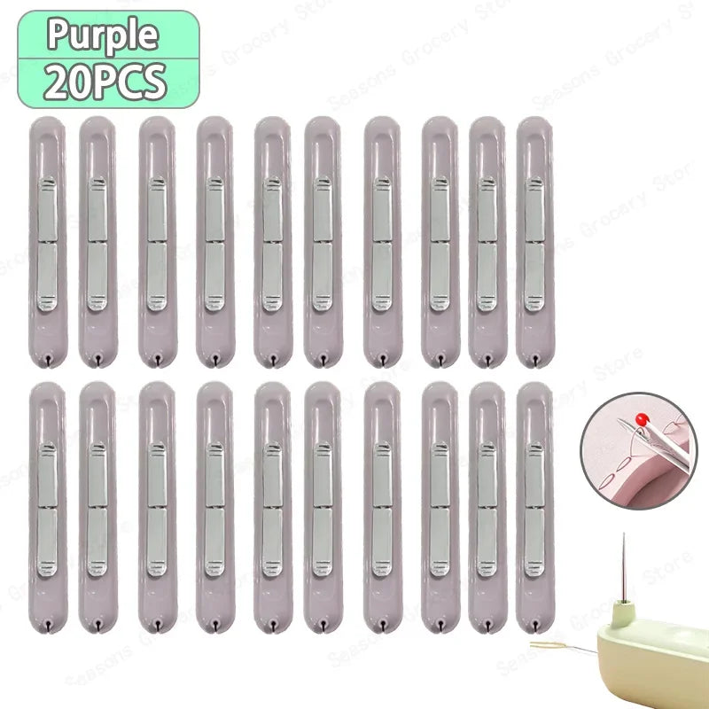 2 in 1 Needle Threader and Seam Ripper Tool Multifunctional Sewing Thread Remover Cross Stitch Craft Easy to Use Accessories