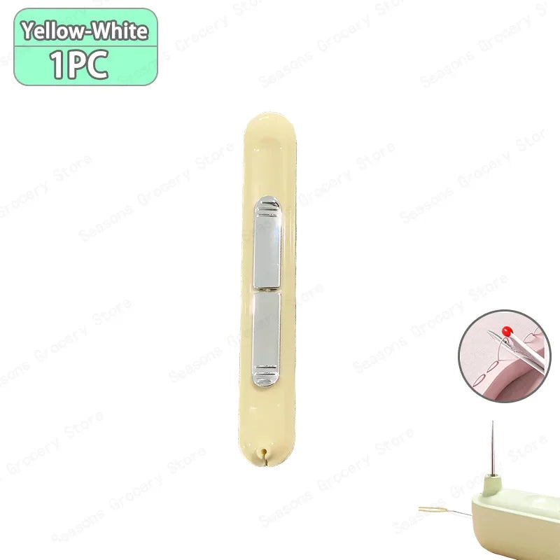 2 in 1 Needle Threader and Seam Ripper Tool Multifunctional Sewing Thread Remover Cross Stitch Craft Easy to Use Accessories