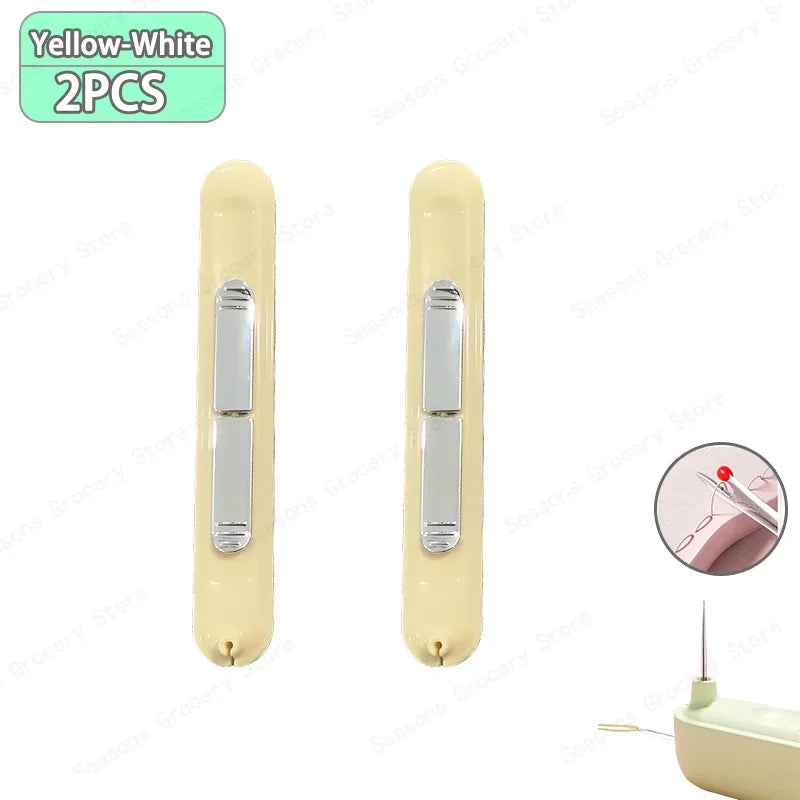 2 in 1 Needle Threader and Seam Ripper Tool Multifunctional Sewing Thread Remover Cross Stitch Craft Easy to Use Accessories