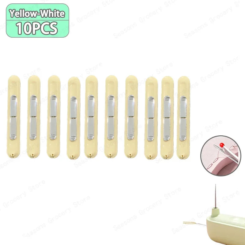 2 in 1 Needle Threader and Seam Ripper Tool Multifunctional Sewing Thread Remover Cross Stitch Craft Easy to Use Accessories