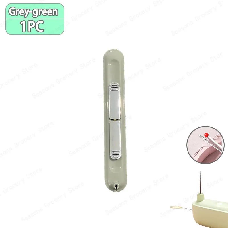 2 in 1 Needle Threader and Seam Ripper Tool Multifunctional Sewing Thread Remover Cross Stitch Craft Easy to Use Accessories