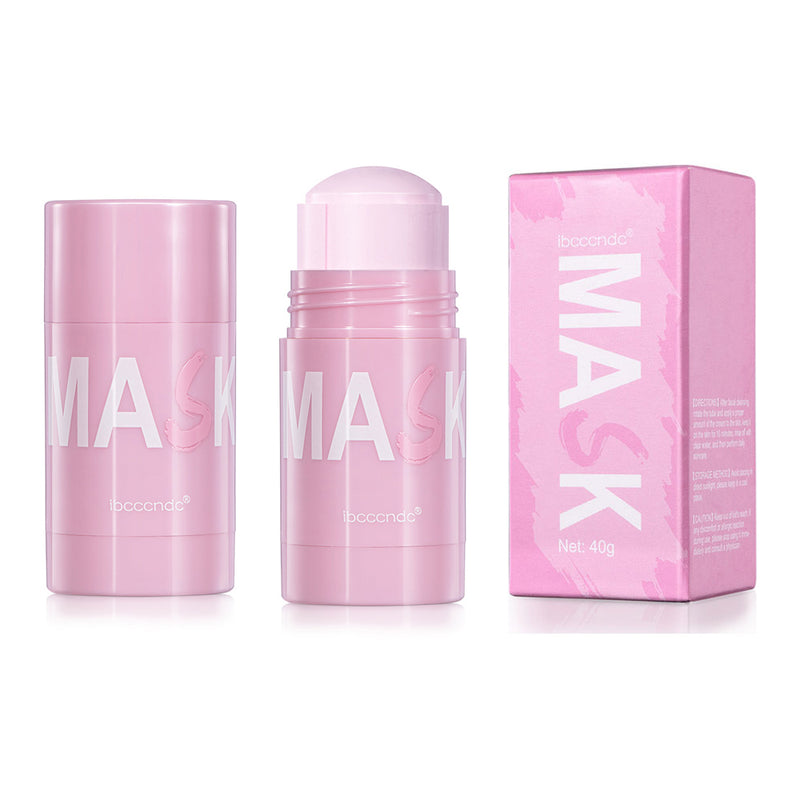 40g Face Clean Mask Green Tea/Rose Extract Cleansing Stick Deep Moisturizing Shrink Pores Blackhead Film Smear Oil Control Mask