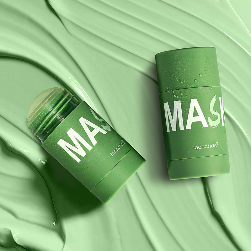 40g Face Clean Mask Green Tea/Rose Extract Cleansing Stick Deep Moisturizing Shrink Pores Blackhead Film Smear Oil Control Mask