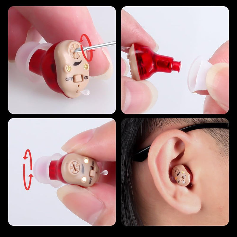 Rechargeable hearing aid hearing aid mini wireless