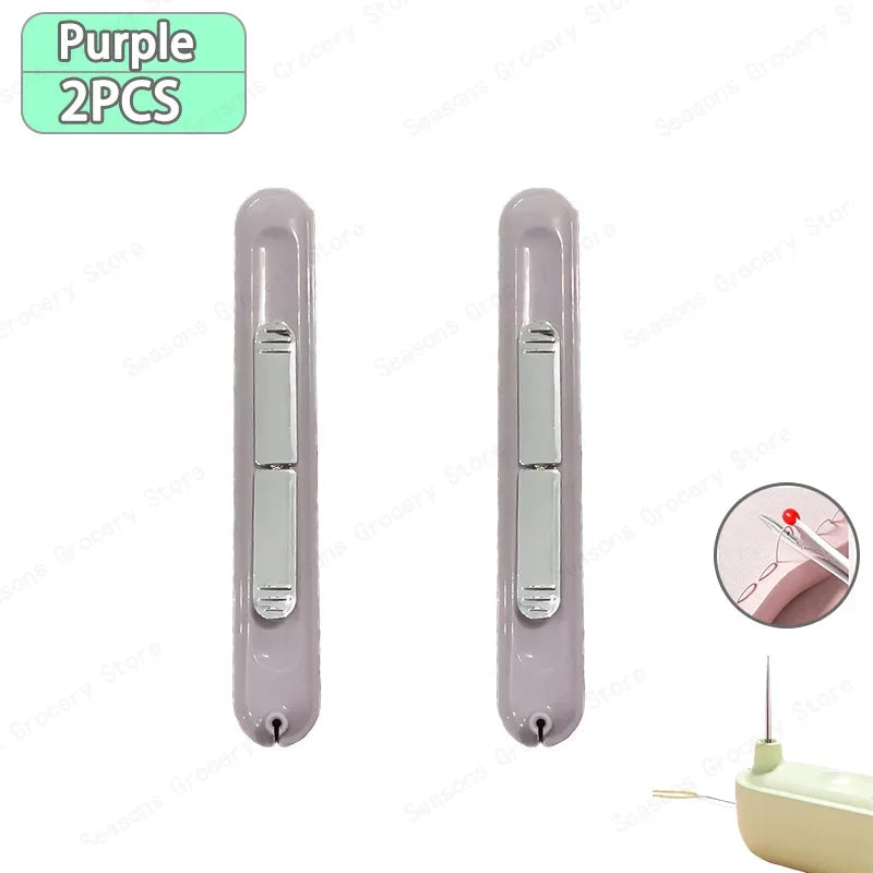 2 in 1 Needle Threader and Seam Ripper Tool Multifunctional Sewing Thread Remover Cross Stitch Craft Easy to Use Accessories