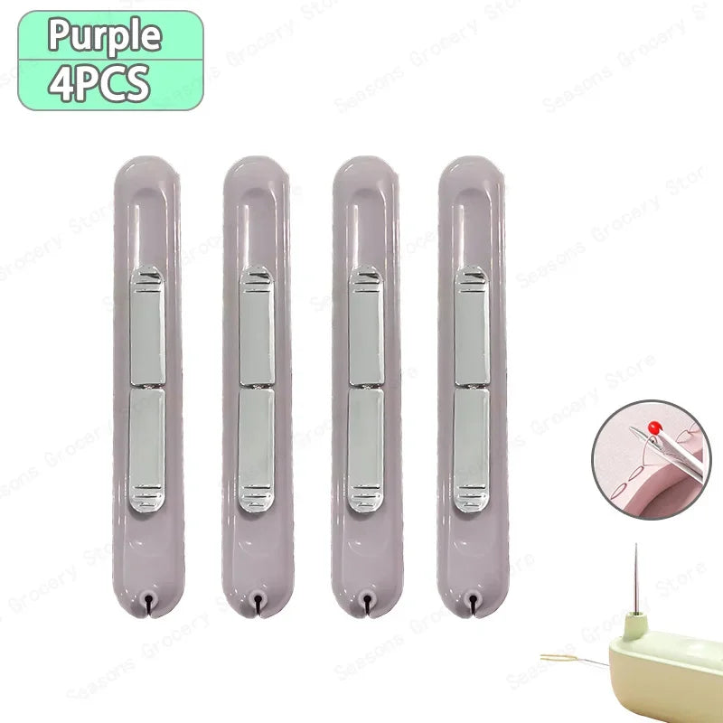 2 in 1 Needle Threader and Seam Ripper Tool Multifunctional Sewing Thread Remover Cross Stitch Craft Easy to Use Accessories